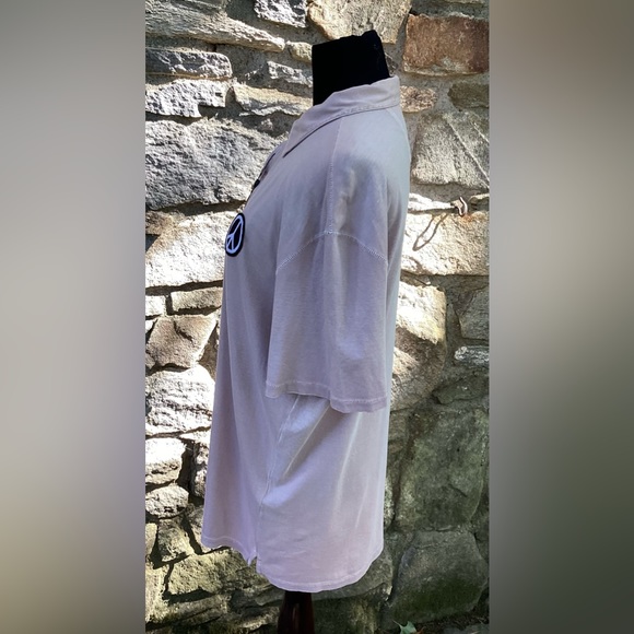 John Varvatos Peace Polo in Pink NWT ☮️ - Picture 2 of 4